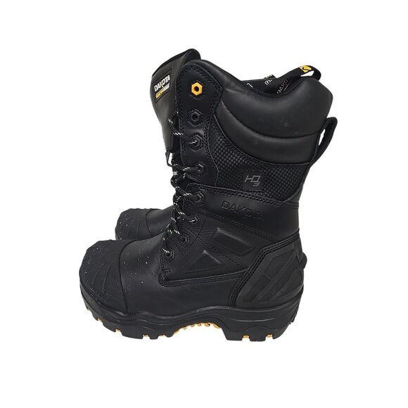 DAKOTA Men's 8901 Composite Toe Composite Plate HD3 Waterproof Boots Black 9M - Picture 6 of 9